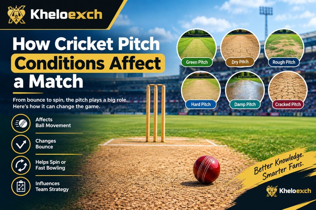 How Cricket Pitch Conditions Affect a Match | KheloExch