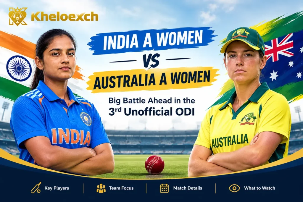 India A Women vs Australia A Women