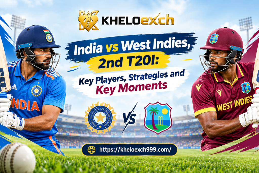 India vs West Indies 2nd T20I